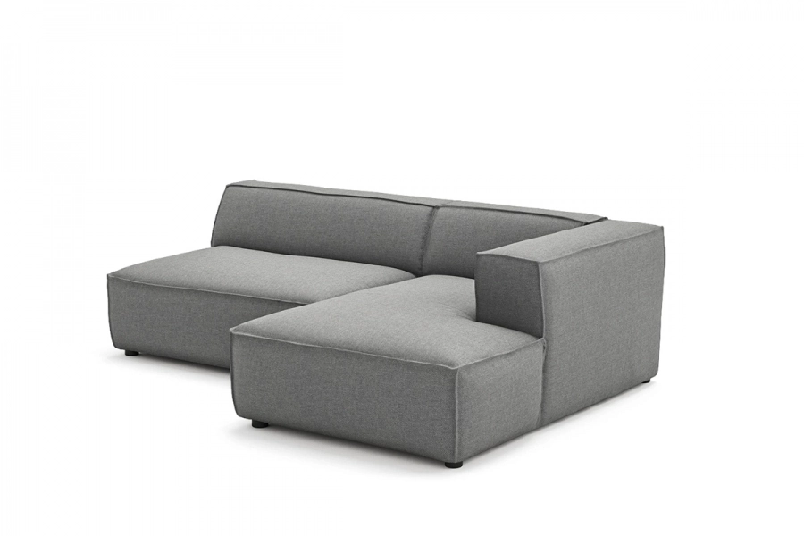 Model MODULARIS WB (wysoki bok) - Modularis WB sofa 2 osobowa + longchair prawy